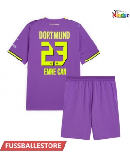 Günstige Borussia Dortmund Emre Can #23 3rd trikot Kinder 2026-27 Kurzarm (+ Kurze Hosen)